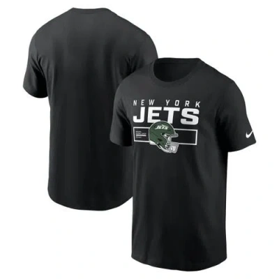 Nike Black New York Jets Primetime Helmet Essential T-shirt