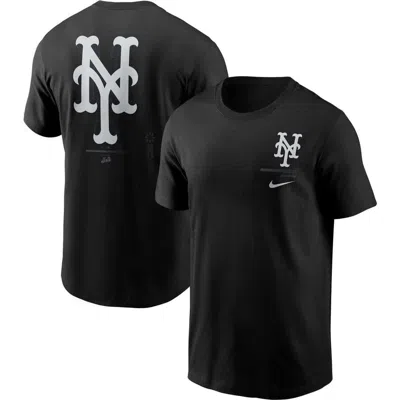 Nike Black New York Mets  Lights Out Bar Loading T-shirt