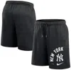 Nike Black New York Yankees Arched Kicker Shorts In Black