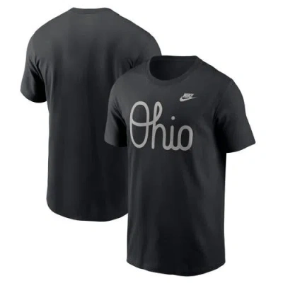 Nike Black Ohio State Buckeyes Vintage Script T-shirt