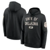 Nike Black Oklahoma Sooners Club Fleece Fashion Hoodie In Brown