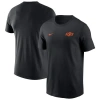 Nike Black Oklahoma State Cowboys 2025 Sideline Legend Performance T-shirt In Black