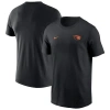 Nike Black Oklahoma State Cowboys 2025 Sideline Legend Performance T-shirt In Black