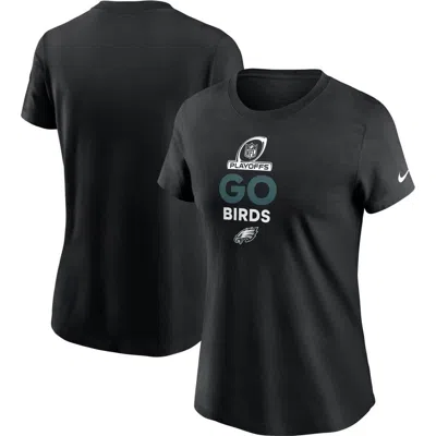 Nike Black Philadelphia Eagles 2024 Nfl Playoffs T-shirt