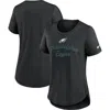 Nike Black Philadelphia Eagles Script Tri-blend T-shirt In Black