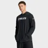 Nike Black Philadelphia Eagles Sideline Pure Fury Performance Long Sleeve Hoodie T-shirt In Black