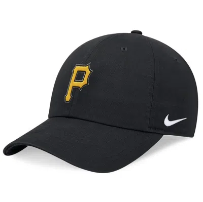 Nike Black Pittsburgh Pirates Evergreen Club Adjustable Hat