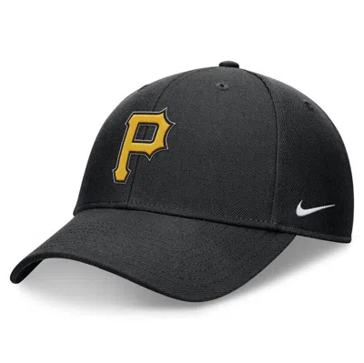 Nike Black Pittsburgh Pirates Evergreen Club Performance Adjustable Hat