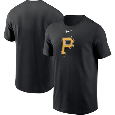 Nike Black Pittsburgh Pirates Fuse Logo T-shirt In Black