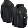 Nike Black Pittsburgh Steelers Phoenix Rewind Full-zip Hoodie In Black