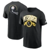 Nike Black Pittsburgh Steelers Rewind Front And Back Hit Essential T-shirt In Black