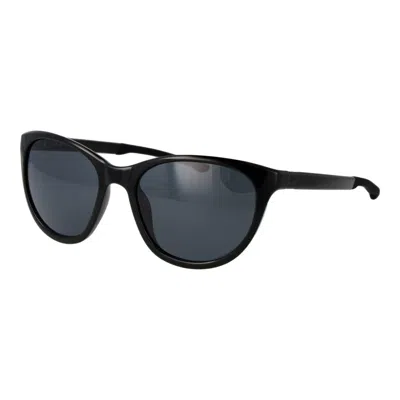 Nike Black Plastic Sunglasses In Blue