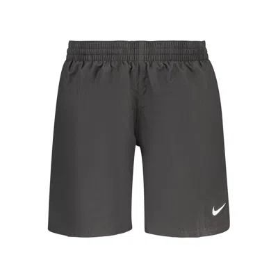 Nike Black Polyester Mens Boxer In Gray