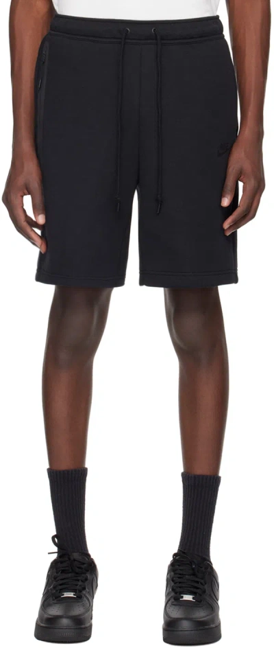 Nike Black Printed Shorts In Black/black