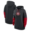 Nike San Francisco 49ers Sideline Essential  Women's Nfl Pullover Hoodie In Black