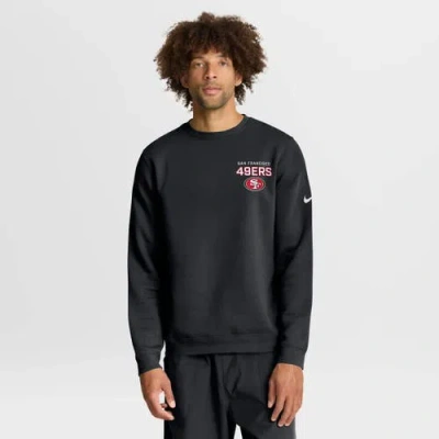 Nike Black San Francisco 49ers Primetime Club Fleece Pullover Sweatshirt