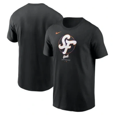 Nike Black San Francisco Giants 2025 City Connect Large Logo T-shirt