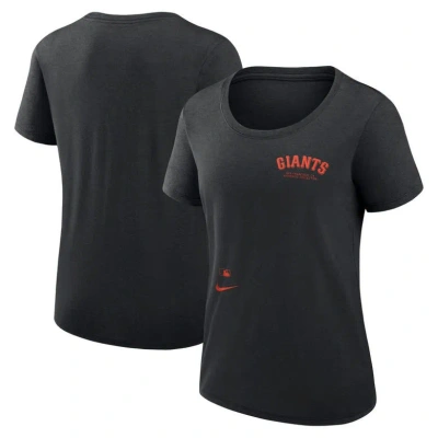 Nike Black San Francisco Giants Authentic Collection Performance Scoop Neck T-shirt