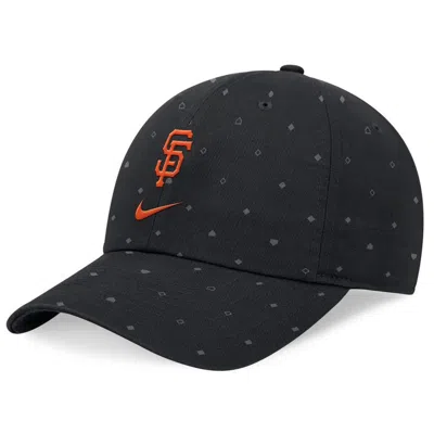 Nike Black San Francisco Giants Primetime Print Club Adjustable Hat