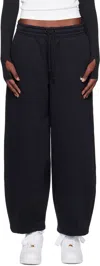 Nike Phoenix Fleece Joggers Womens In Black/sail