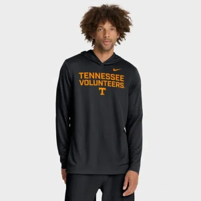 Nike Black Tennessee Volunteers 2025 Sideline Performance Long Sleeve Hoodie T-shirt
