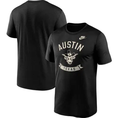 Nike Black Texas Longhorns Fashion Hometown Legend Dri-fit T-shirt