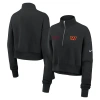 Nike Black Washington Commanders Primetime Phoenix Half-zip Sweatshirt In Black