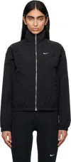Nike Mock Neck Knit Jacket In Blue