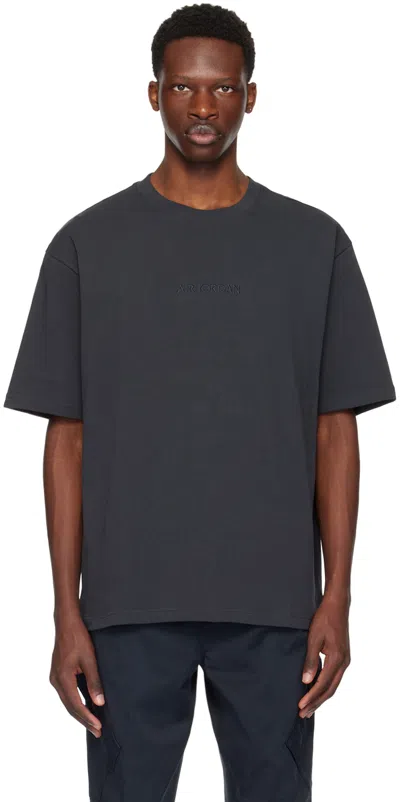 Nike Black Wordmark T-shirt In Off Noir