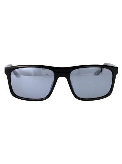 NIKE NIKE BLACK/POLAR SILVER FLASH ACETATE SUNGLASSES