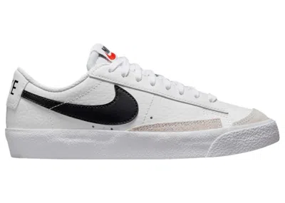 Pre-owned Nike Blazer 77 Low Washed Teal Sneakers In White/black