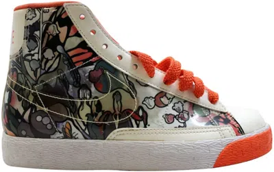 Pre-owned Nike Blazer Highwhite (women's) Sneakers In Sail/bright Coral