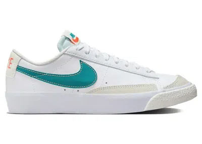 Pre-owned Nike Blazer Low '77 Aquamarine Sneakers In Summit In White/summit White