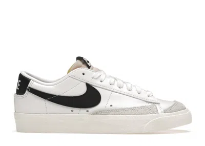 Pre-owned Nike Blazer Low 77 Black (women's) Sneakers In White/sail