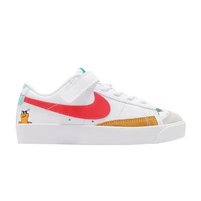 Pre-owned Nike Blazer Low '77 Bp 'creative Adventures' | White | Kid's Size 2