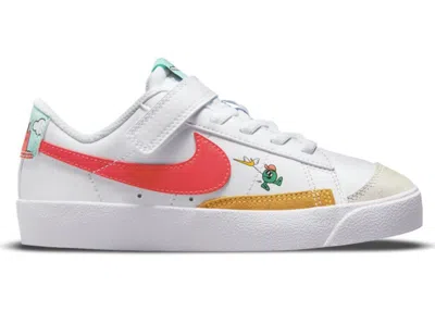 Pre-owned Nike Blazer Low 77 Creative Adventures Sneakers In White/game Royal/black