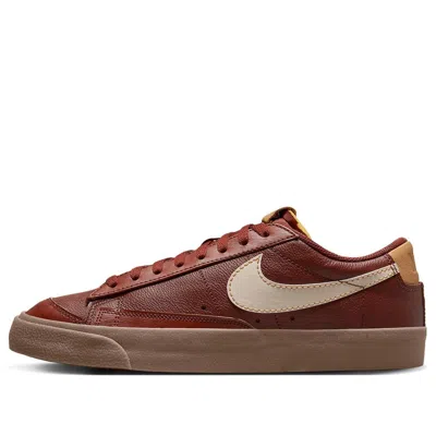 Nike Blazer Low '77 Emb 'inspected By Swoosh' In Brown