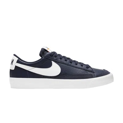 Pre-owned Nike Blazer Low '77 Gs 'midnight Navy' | Blue | Kid's Size 6.5