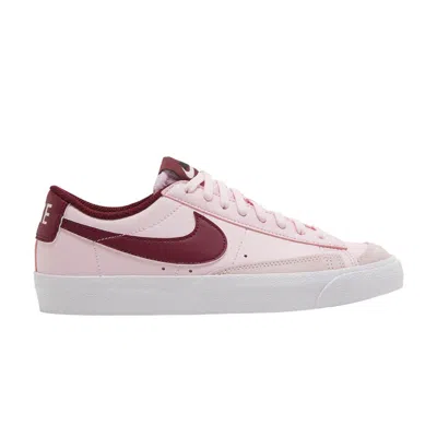 Pre-owned Nike Blazer Low '77 Gs 'pink Foam Dark Beetroot' | Kid's Size 6.5