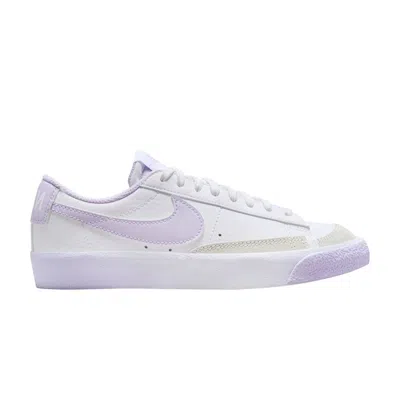 Pre-owned Nike Blazer Low '77 Gs 'white Lilac Bloom' | Kid's Size 5
