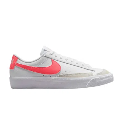 Pre-owned Nike Blazer Low '77 Gs 'white Magic Ember' | Kid's Size 4