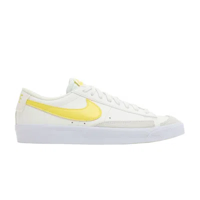 Pre-owned Nike Blazer Low '77 Gs 'white Opti Yellow' | Kid's Size 6