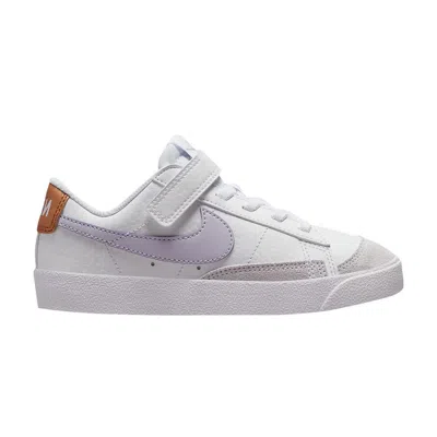Pre-owned Nike Blazer Low '77 Ps 'white Barely Grape' | Kid's Size 3