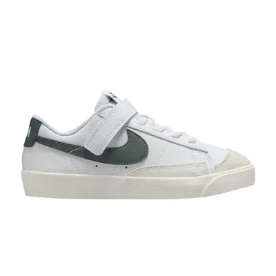 Pre-owned Nike Blazer Low '77 Ps 'white Vintage Green' | Kid's Size 2.5
