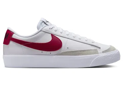 Pre-owned Nike Blazer Low '77 Sneakers In White/black/gym Red In Multi