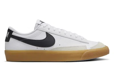 Pre-owned Nike Blazer Low '77 Sneakers In White/gum Light Brown/anthracite