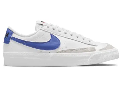 Pre-owned Nike Blazer Low 77 Sneakers In White/hyper Royal