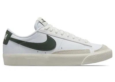 Pre-owned Nike Blazer Low '77 Sneakers In White/sail/vintage Green