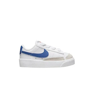 Pre-owned Nike Blazer Low '77 Td 'white Hyper Royal' | Infant Size 3