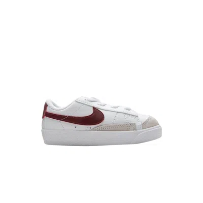 Pre-owned Nike Blazer Low '77 Td 'white Team Red' | Infant Size 6